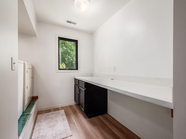 12609 Fancher Rd, Westerville, OH 43082 - washroom with light wood-style floors and an office area