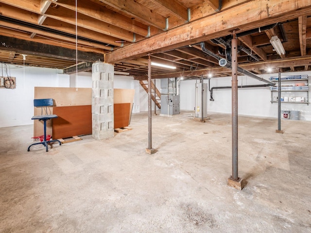 12609 Fancher Rd, Westerville, OH 43082 - view of unfinished below grade area