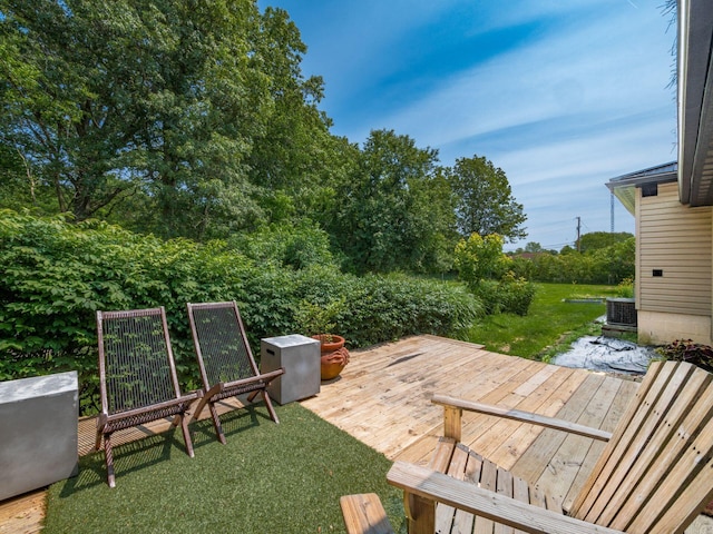 12609 Fancher Rd, Westerville, OH 43082 - view of yard with a deck