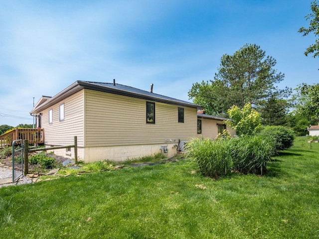 12609 Fancher Rd, Westerville, OH 43082 - rear view of house with a lawn