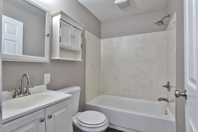 212-214 S Eureka Ave, Columbus, OH 43204 - bathroom with toilet, vanity, and shower / washtub combination