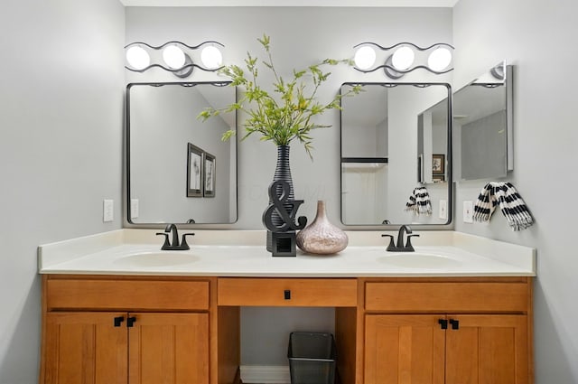 8073 Tree Lake Blvd, Powell, OH 43065 - bathroom with double vanity