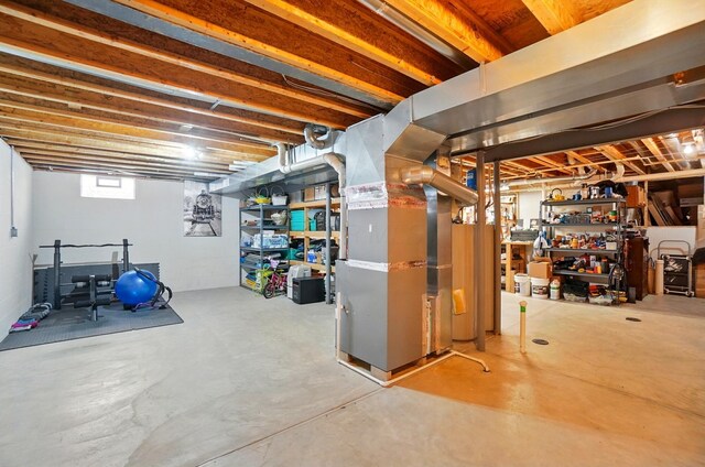 8073 Tree Lake Blvd, Powell, OH 43065 - basement featuring heating unit