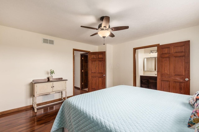 1875 Madden Higgins Rd, London, OH 43140 - bedroom featuring wood finished floors, baseboards, and ceiling fan