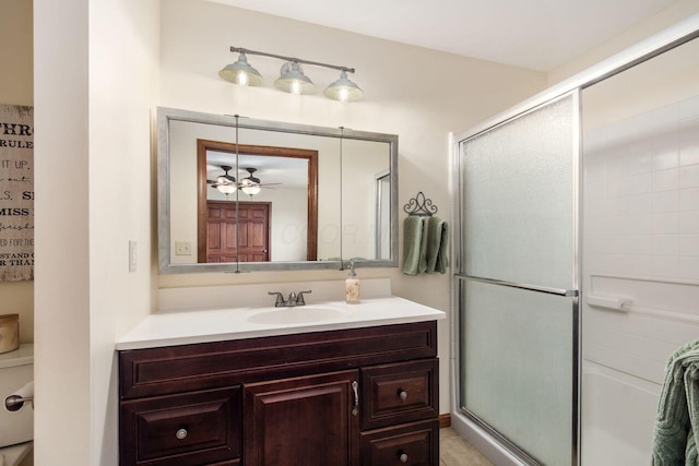 1875 Madden Higgins Rd, London, OH 43140 - full bathroom with an enclosed shower, vanity, and a tub to relax in