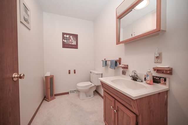 5467 Timpson Rd, Caledonia, OH 43314 - bathroom featuring toilet, vanity, and baseboards