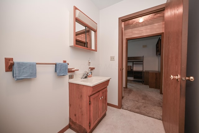 5467 Timpson Rd, Caledonia, OH 43314 - bathroom featuring vanity and baseboards