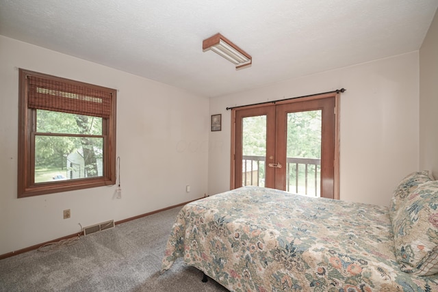 5467 Timpson Rd, Caledonia, OH 43314 - carpeted bedroom featuring french doors, access to exterior, and baseboards