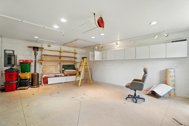 5350 Brook Rd NW, Lancaster, OH 43130 - garage with recessed lighting