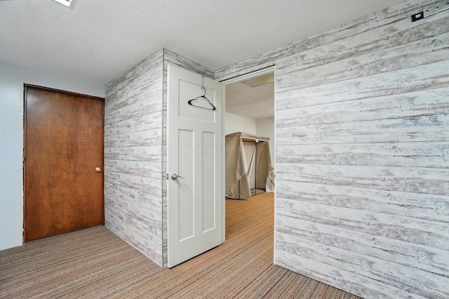 5350 Brook Rd NW, Lancaster, OH 43130 - corridor with carpet floors and wood walls