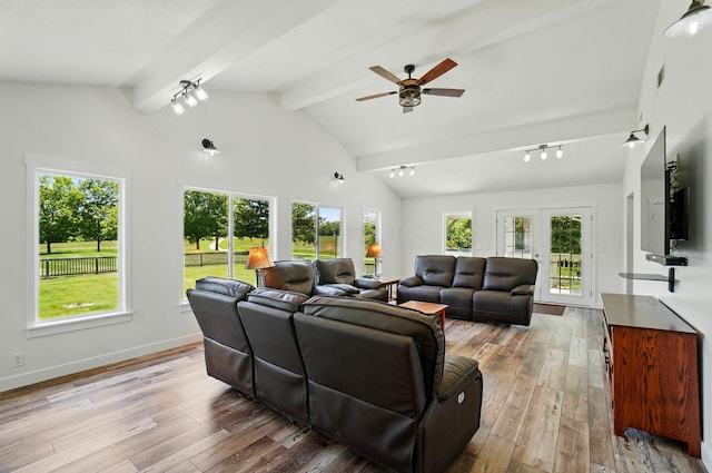 5350 Brook Rd NW, Lancaster, OH 43130 - living area with plenty of natural light and wood-type flooring