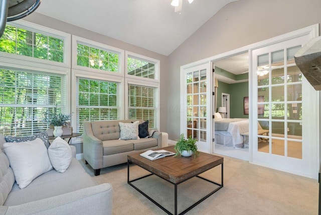 8467 Tartan Fields Dr, Dublin, OH 43017 - sunroom featuring lofted ceiling