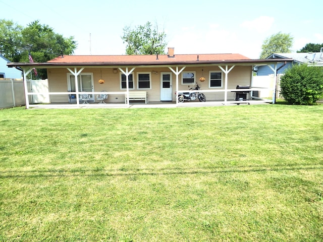 5082 Sutherland Dr, Columbus, OH 43207 - rear view of house with a patio