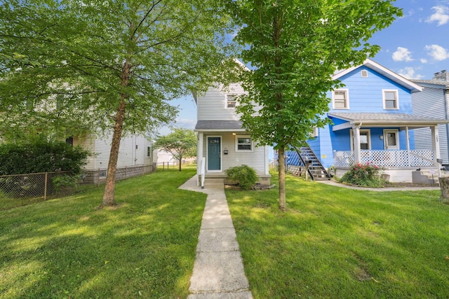 147 Schultz Ave, Columbus, OH 43222 - view of front facade with covered porch