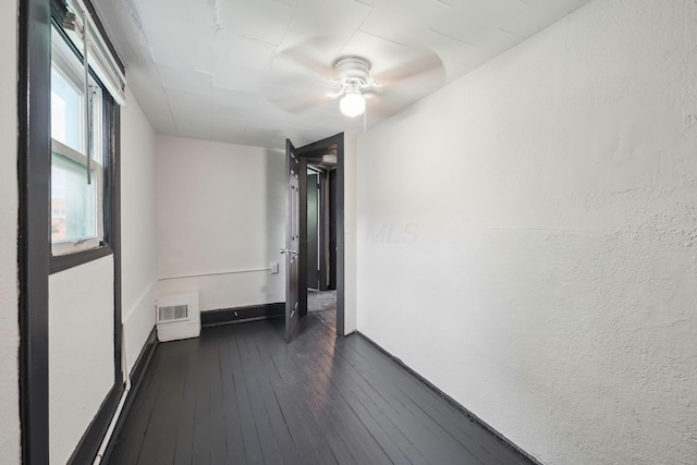 147 Schultz Ave, Columbus, OH 43222 - spare room with ceiling fan and dark wood finished floors
