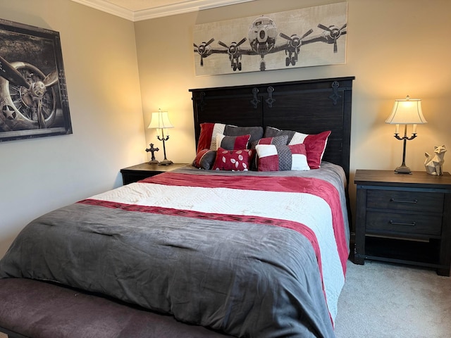 150 Shawnee Dr, Pickerington, OH 43147 - carpeted bedroom featuring crown molding