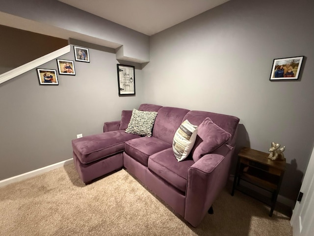 150 Shawnee Dr, Pickerington, OH 43147 - carpeted living area featuring baseboards