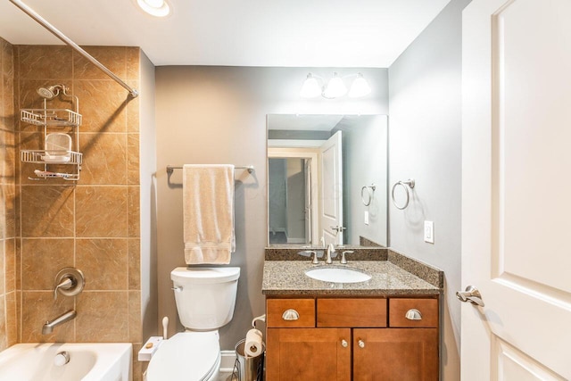 10 E Weber Rd Unit 205, Columbus, OH 43202 - full bath featuring toilet, vanity, and shower / bath combination