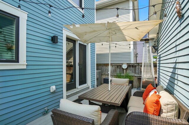 158 Punta Aly, Columbus, OH 43201 - view of patio with an outdoor living space