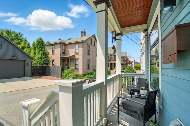 158 Punta Aly, Columbus, OH 43201 - balcony featuring a residential view