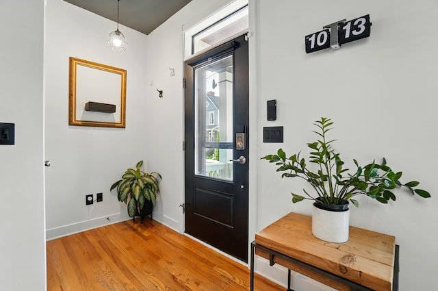 158 Punta Aly, Columbus, OH 43201 - foyer featuring baseboards and light wood finished floors