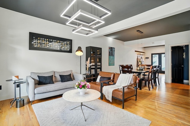 158 Punta Aly, Columbus, OH 43201 - living room with light wood-type flooring and baseboards