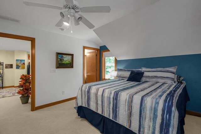 3850 Alward Rd SW, Pataskala, OH 43062 - carpeted bedroom with baseboards and a ceiling fan