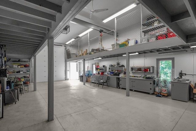 3850 Alward Rd SW, Pataskala, OH 43062 - garage with a workshop area