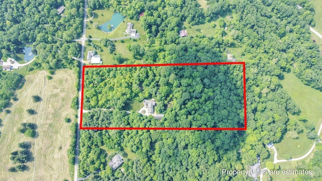 3850 Alward Rd SW, Pataskala, OH 43062 - view of property location with property parcel outlined