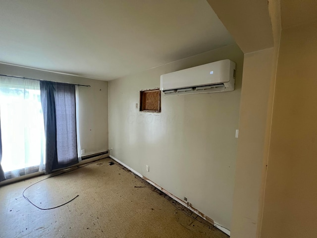 5340 Edgeview Rd, Columbus, OH 43207 - unfurnished room featuring a wall mounted AC and plenty of natural light