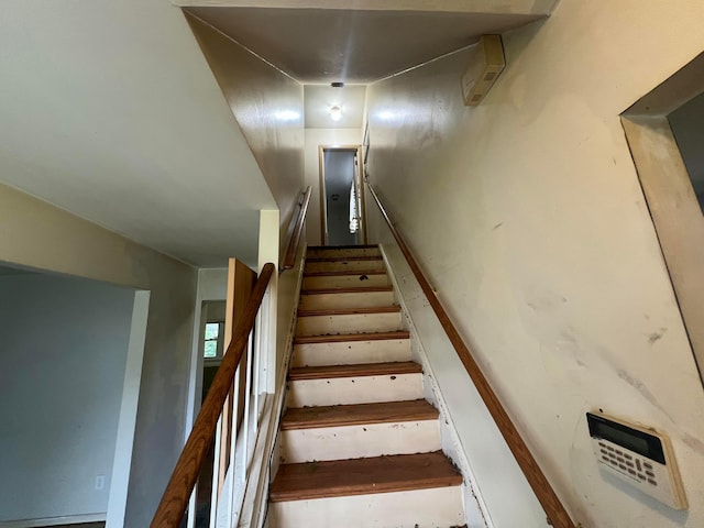 5340 Edgeview Rd, Columbus, OH 43207 - staircase featuring wood finished floors
