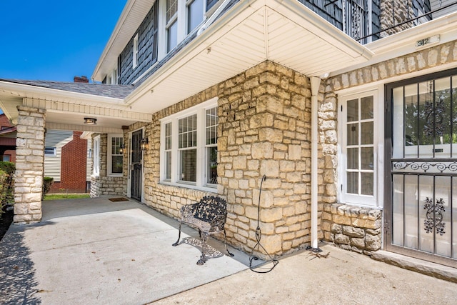 320 Rhoads Ave, Columbus, OH 43205 - view of patio / terrace with a balcony