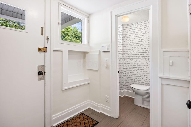 320 Rhoads Ave, Columbus, OH 43205 - doorway to outside with plenty of natural light and baseboards