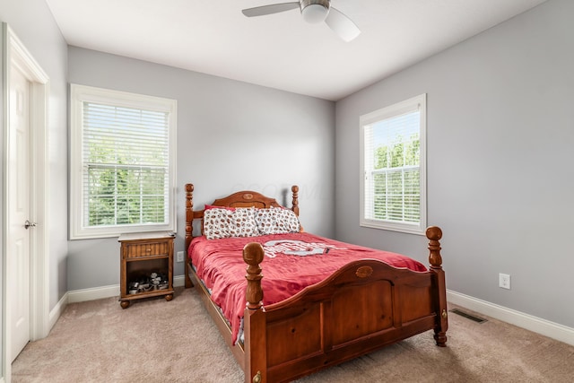 7685 Skarlocken Grn, New Albany, OH 43054 - bedroom with carpet floors and ceiling fan