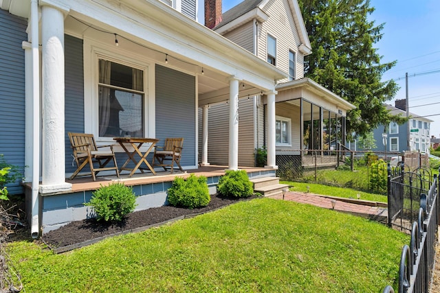 1140 Summit St, Columbus, OH 43201 - entrance to property with covered porch