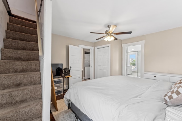 1140 Summit St, Columbus, OH 43201 - bedroom with a ceiling fan
