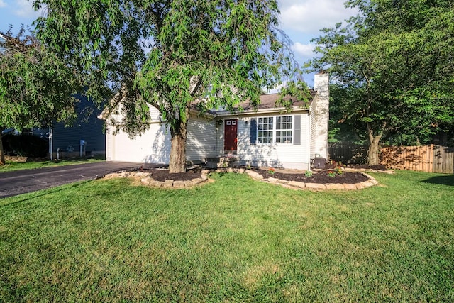 3476 Bayspirit Ct, Reynoldsburg, OH 43068 - view of front of property with driveway, an attached garage, and a chimney