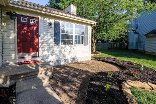 3476 Bayspirit Ct, Reynoldsburg, OH 43068 - doorway to property with a chimney