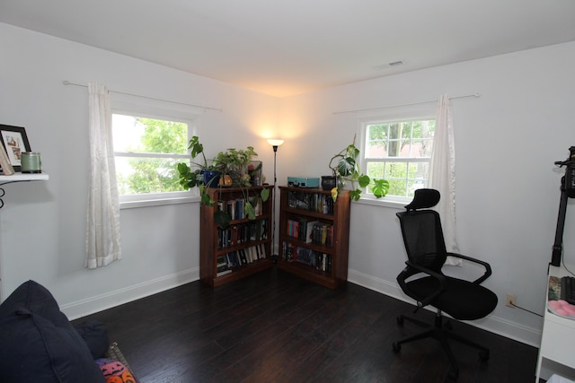3136 E 12th Ave, Columbus, OH 43219 - office space featuring plenty of natural light, wood finished floors, and baseboards