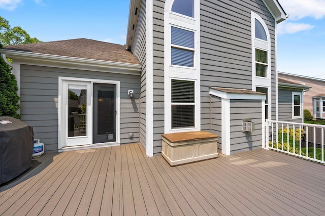 7494 Barrister Dr, Dublin, OH 43016 - deck with central AC