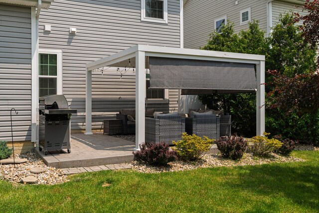 676 Ferguson Ave, Delaware, OH 43015 - view of patio / terrace featuring an outdoor hangout area and grilling area