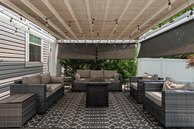 676 Ferguson Ave, Delaware, OH 43015 - view of patio with an outdoor living space