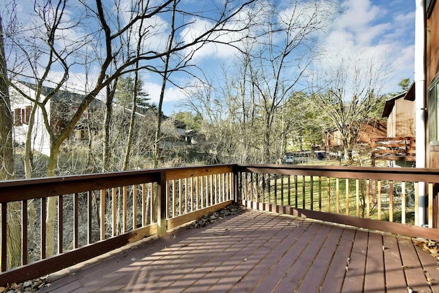 1442 Londondale Unit 3-3, Newark, OH 43055 - view of wooden terrace