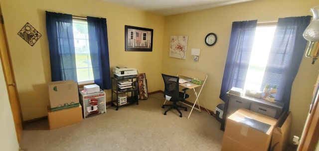 207 Newton Ave, Newark, OH 43055 - view of carpeted home office