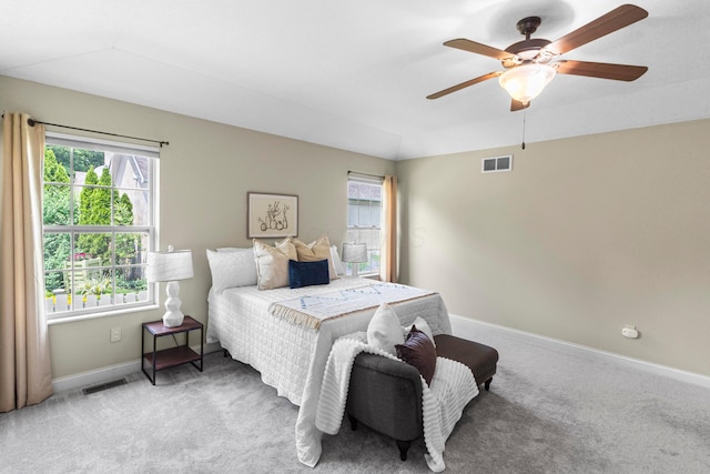 1245 Little Bear Loop, Lewis Center, OH 43035 - carpeted bedroom with baseboards and a ceiling fan