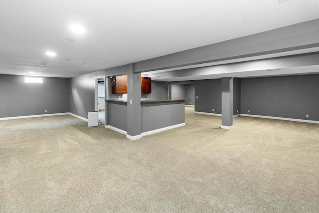 1245 Little Bear Loop, Lewis Center, OH 43035 - below grade area with light carpet and baseboards