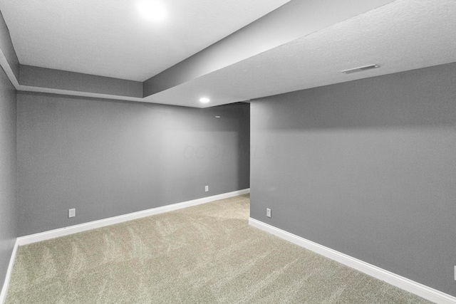 1245 Little Bear Loop, Lewis Center, OH 43035 - finished below grade area with carpet floors, baseboards, and recessed lighting