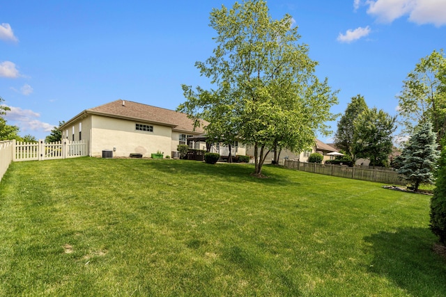 1245 Little Bear Loop, Lewis Center, OH 43035 - view of yard featuring central AC unit