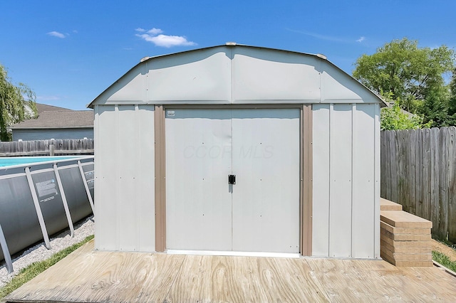 1598 Metcalfe Ave, Obetz, OH 43207 - view of shed featuring a fenced backyard