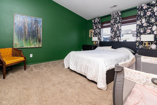 91 Richard Ave, South Bloomfield, OH 43103 - bedroom with vaulted ceiling, carpet, and baseboards